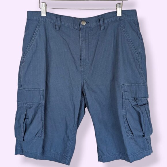 Calvin Klein Jeans Blue Cargo Shorts - Picture 1 of 5